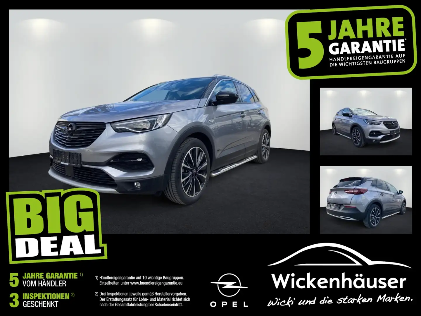 Opel Grandland 1.6 Plug-in Ultimate 4X4 Trittbretter Grau - 1