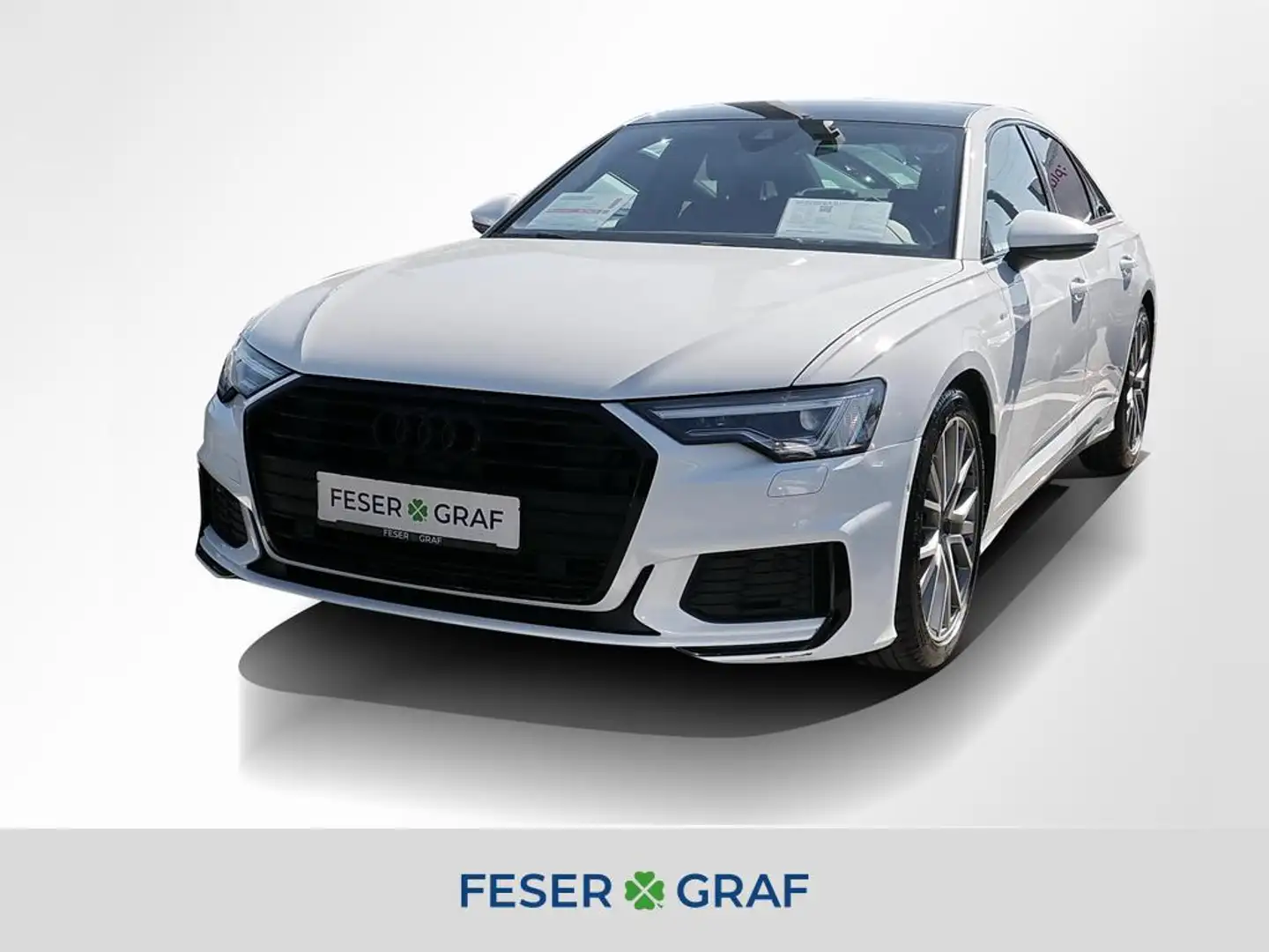 Audi A6 Lim. 35 TDI S line B&O Pano RüKa Matrix Sitzh. Weiß - 1