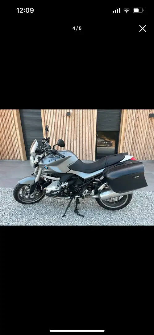 BMW R 1200 R 2 valige laterali Grigio - 2