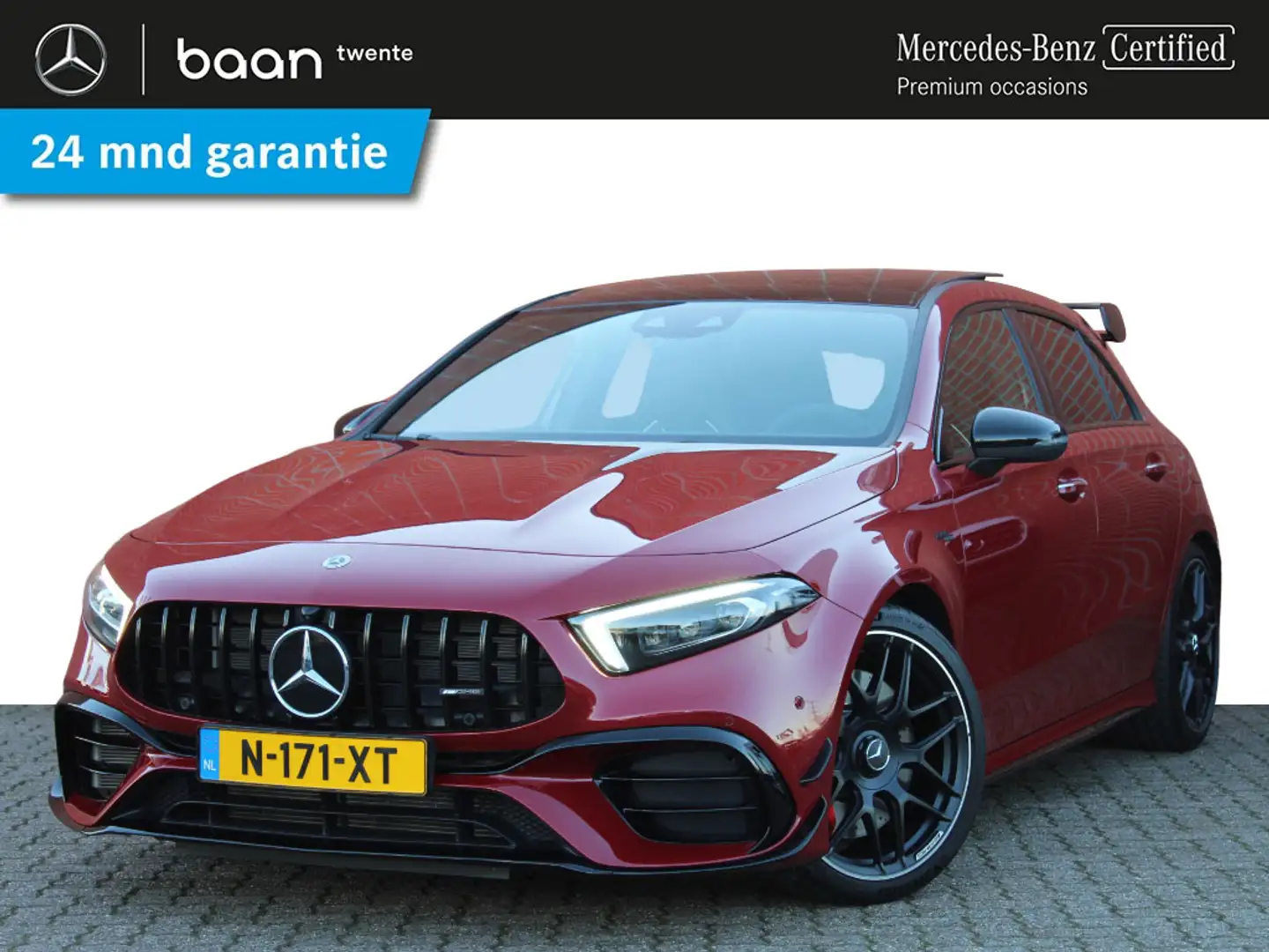 Mercedes-Benz A 45 AMG A s 4-Matic+ Premium Plus | Panoramadak | Burmeste Rot - 1