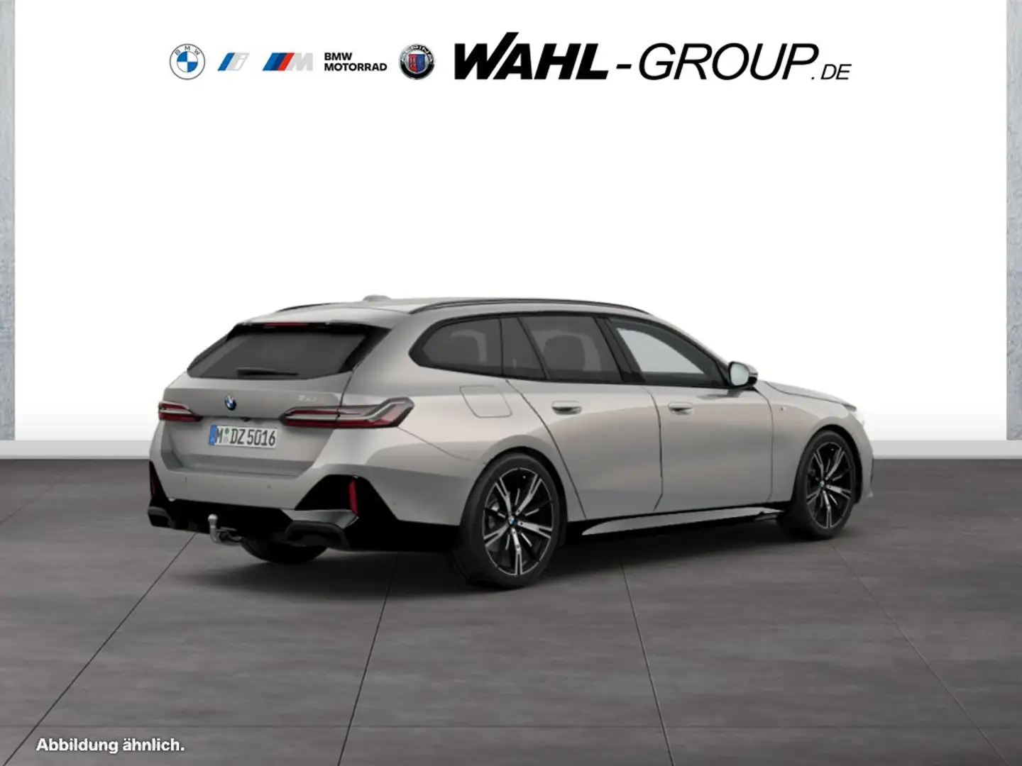 BMW 520 d Touring M Sport AHK Navi HarmanKardon LED Grau - 2