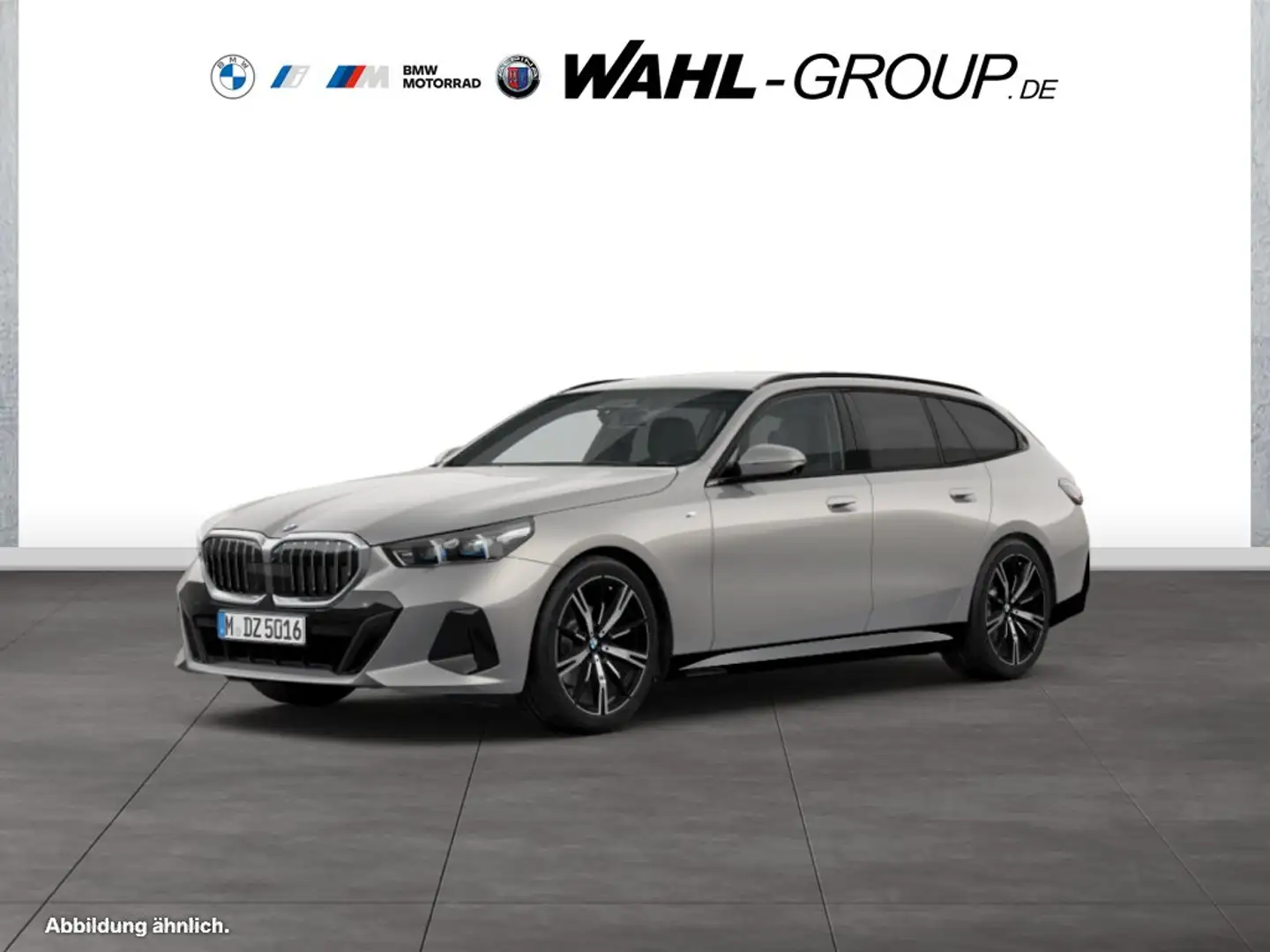 BMW 520 d Touring M Sport AHK Navi HarmanKardon LED Grau - 1