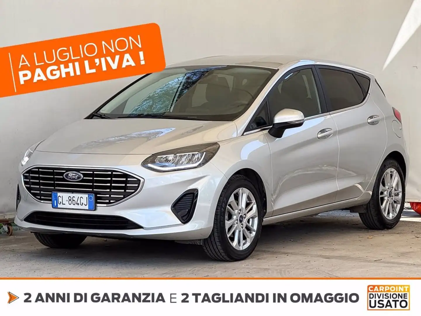 Ford Fiesta 5p 1.0 ecoboost business s&s 100cv Grigio - 1