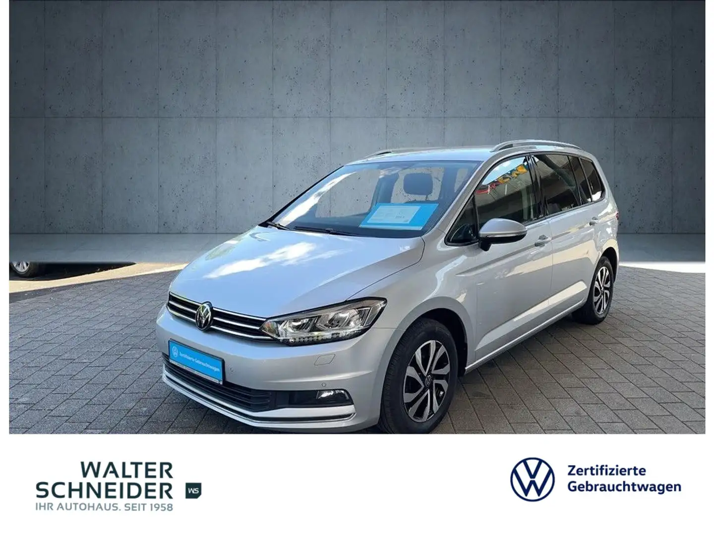 Volkswagen Touran 2.0 TDI DSG Active Navi LED ACC Silber - 1