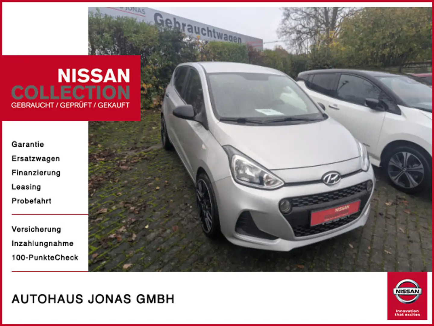 Hyundai i10 Classic, Scheckheft gepflegt, LMF Silber - 1