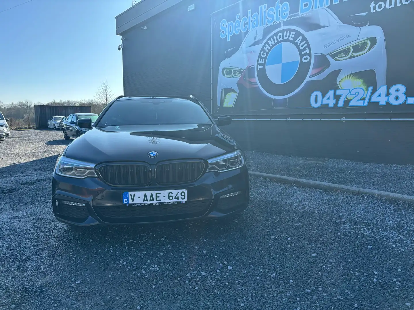 BMW 520 Touring dXA Bleu - 2