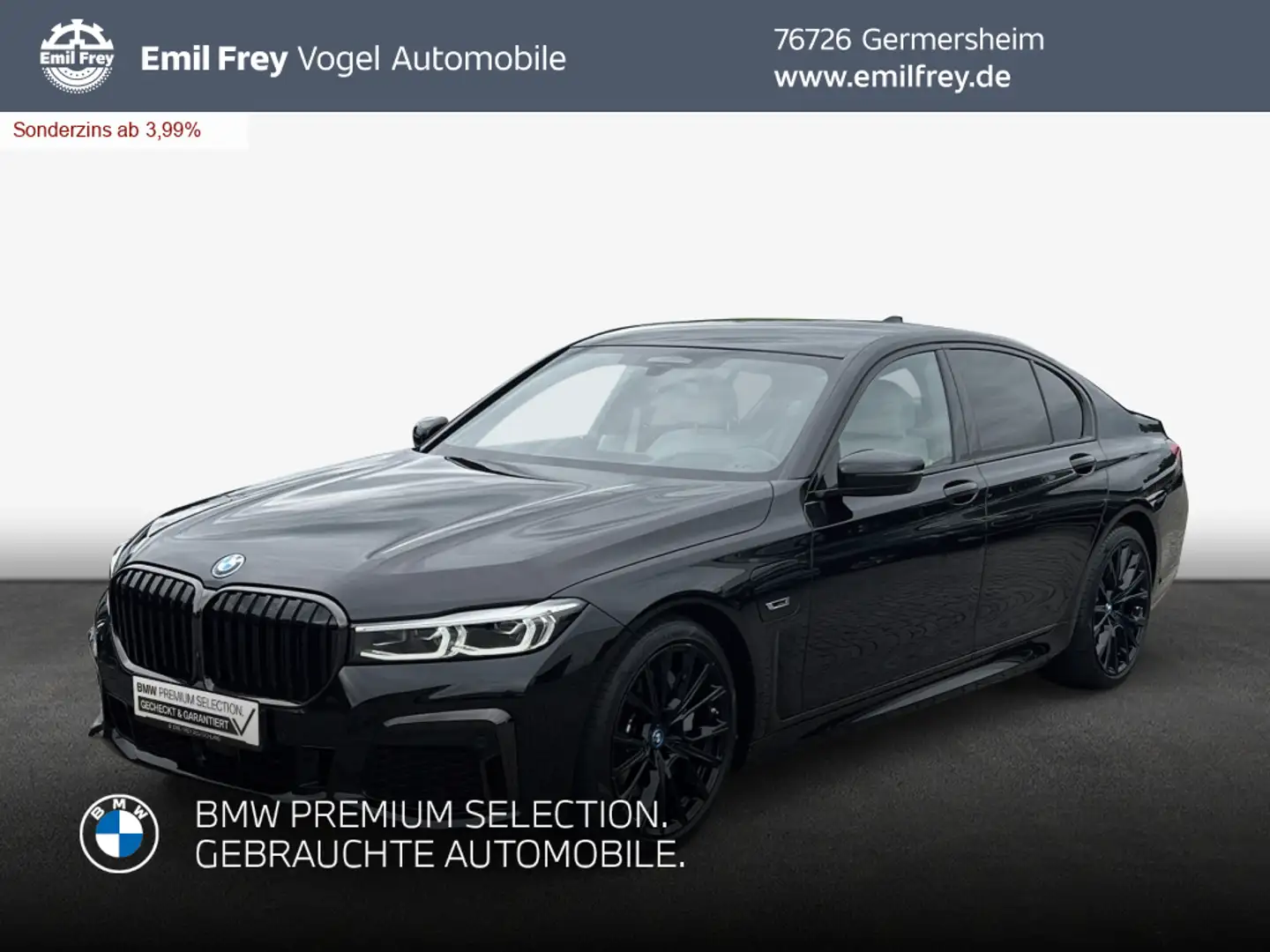 BMW 745 e Negru - 1