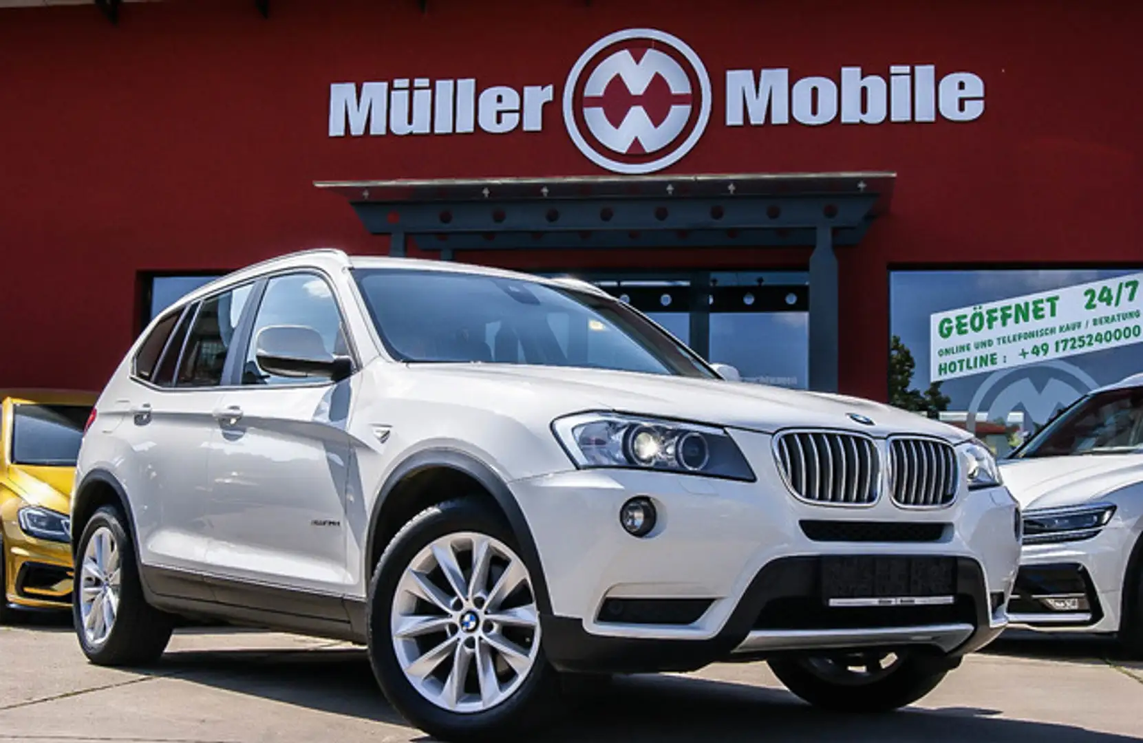 BMW X3 xDrive30d Aut. XENON NAVI ANHZV MEMORY 1.HAND Blanco - 1