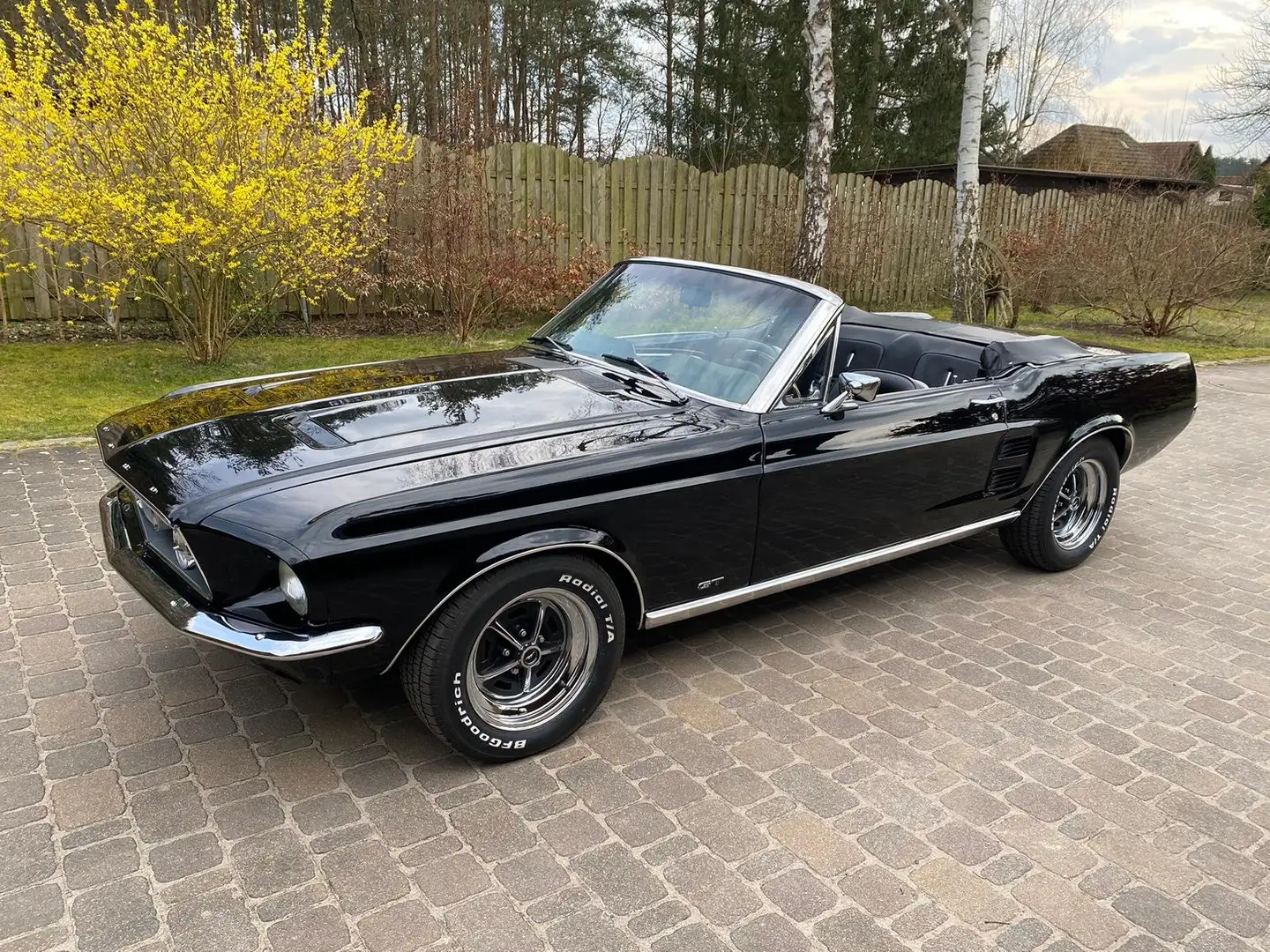 Ford Mustang GT, 390ci V8 Big-Block, S-Code, dt. top Lackierung Negro - 1