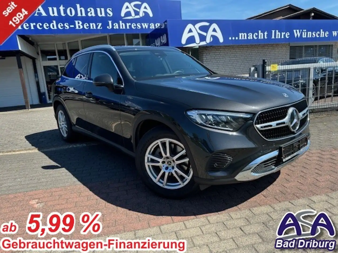 Mercedes-Benz GLC 200 4M+Modelljahr2023+Ledersitze+Memory+AVANTGARDE Adv Grau - 1