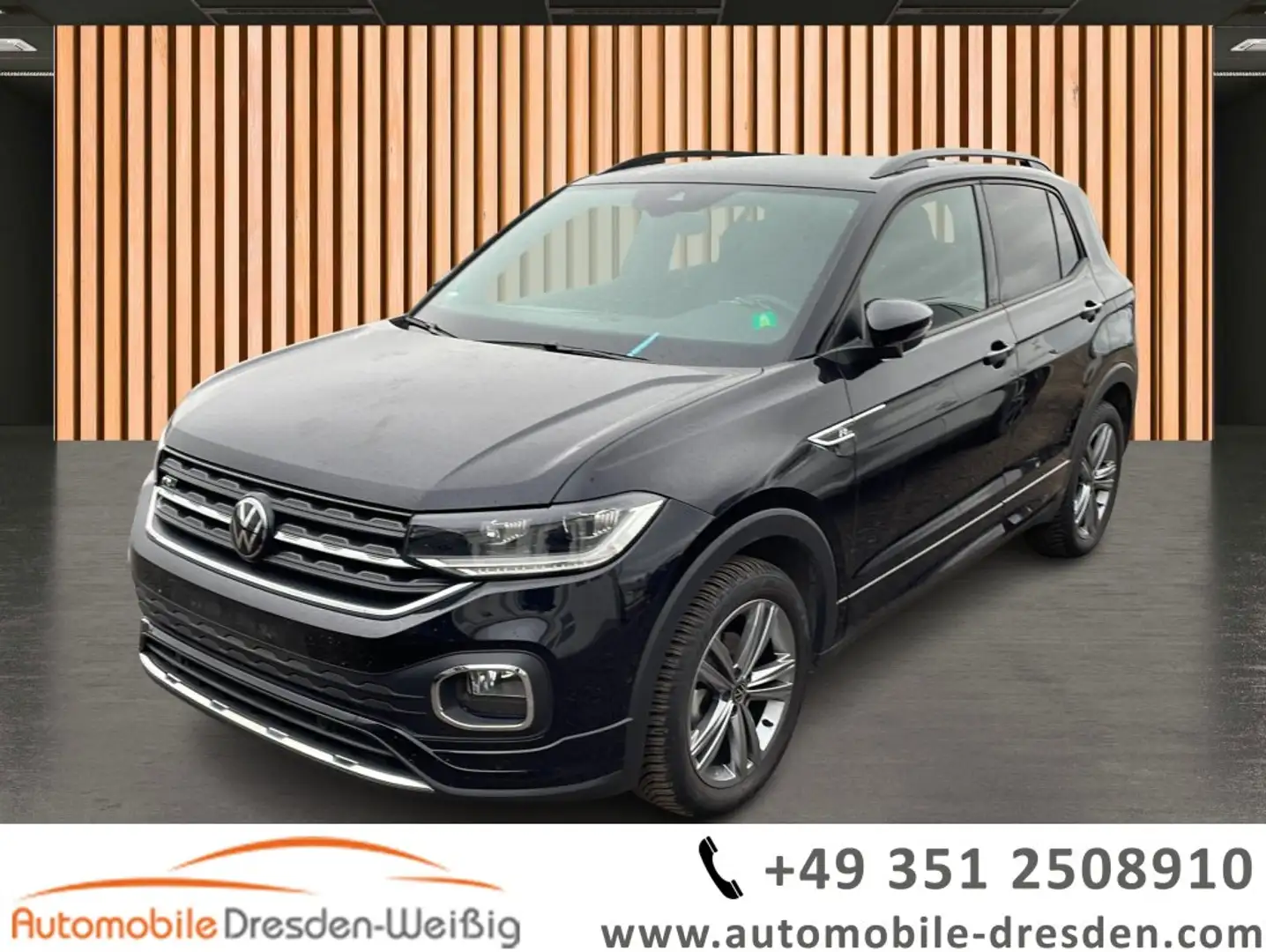 Volkswagen T-Cross 1.0 TSI DSG R-Line*Navi*ACC*Kamera*LED* Black - 1