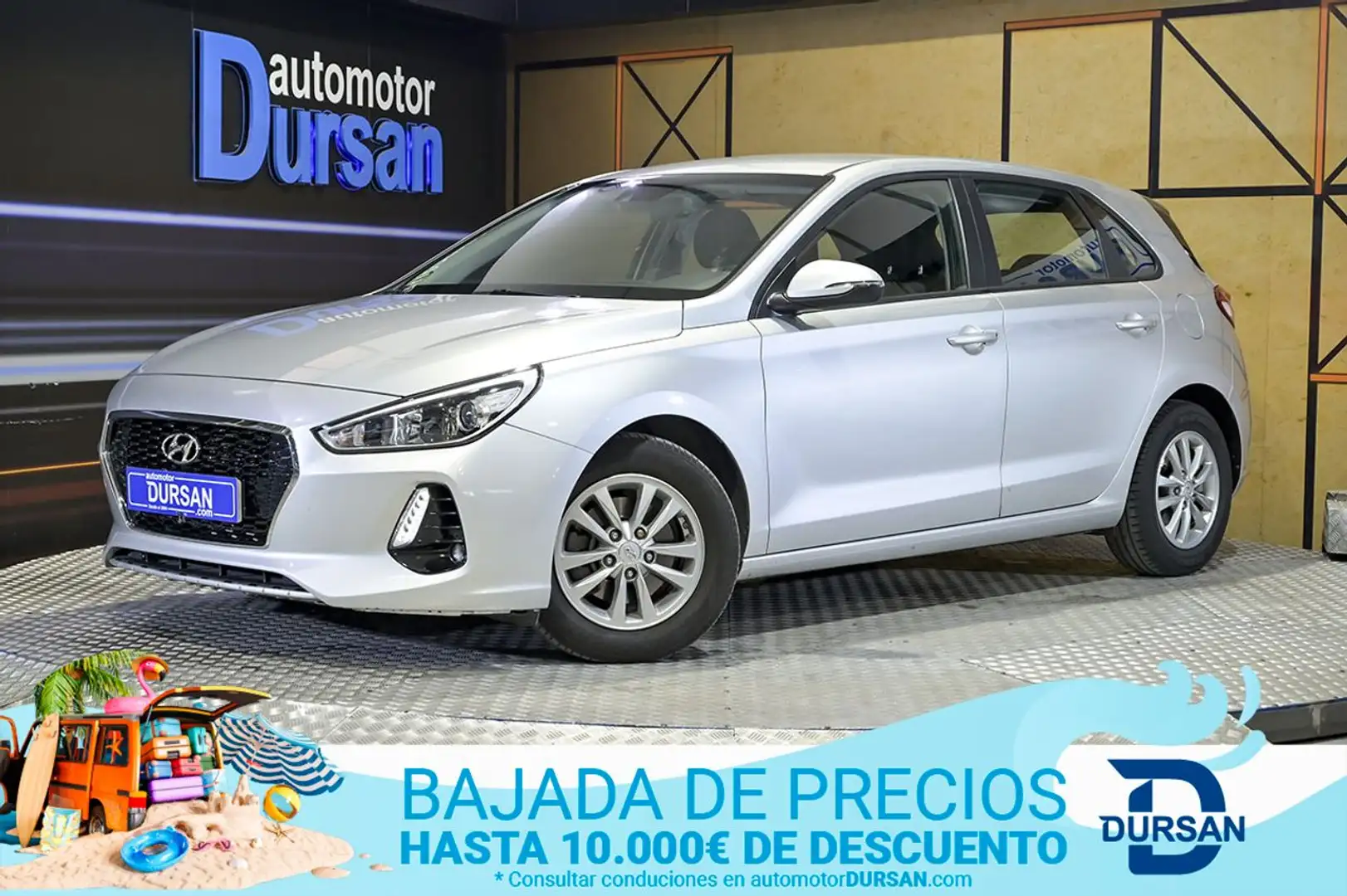 Hyundai i30 1.0 TGDI Klass 120 Grau - 1