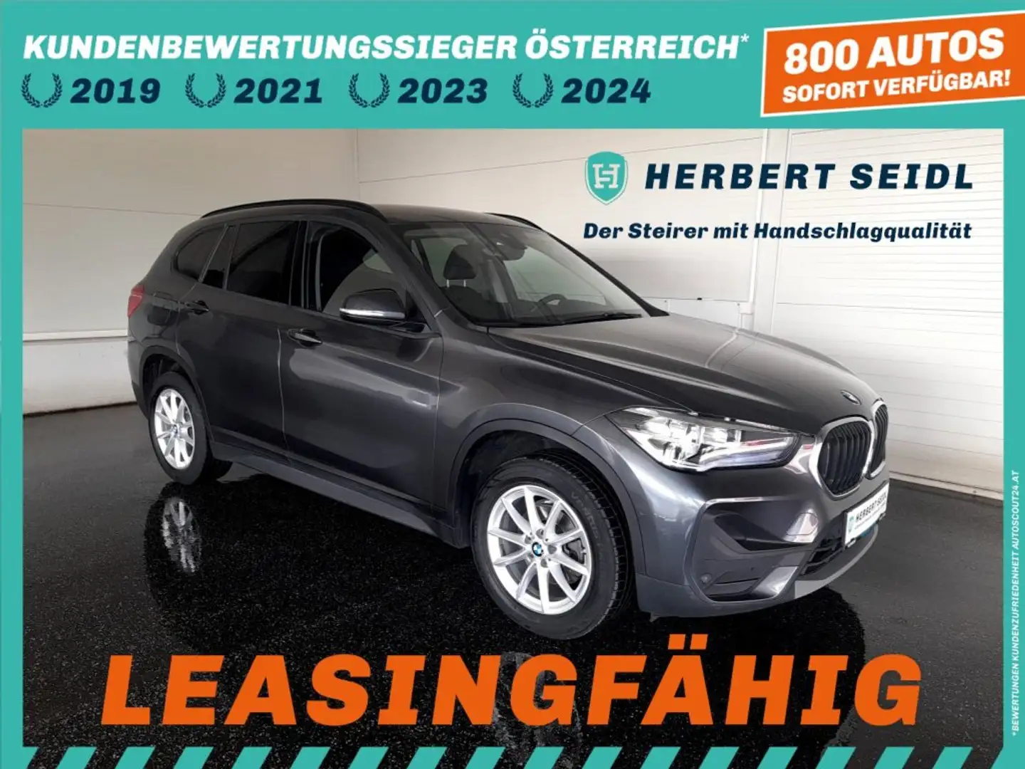 BMW X1 16d *NAVI / KAMERA / TEMPOMAT / SITZHEIZUNG / PDC V+H / 2-ZONEN-KLIMA / E-KLAPPE* Grau - 1