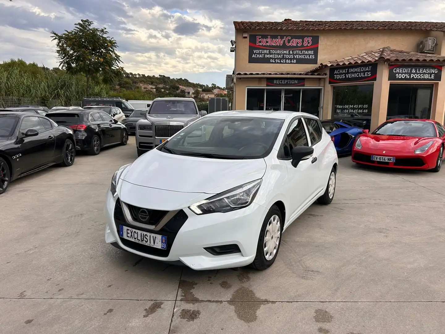 Nissan Micra 1.0 71CH BUSINESS EDITION Blanc - 1