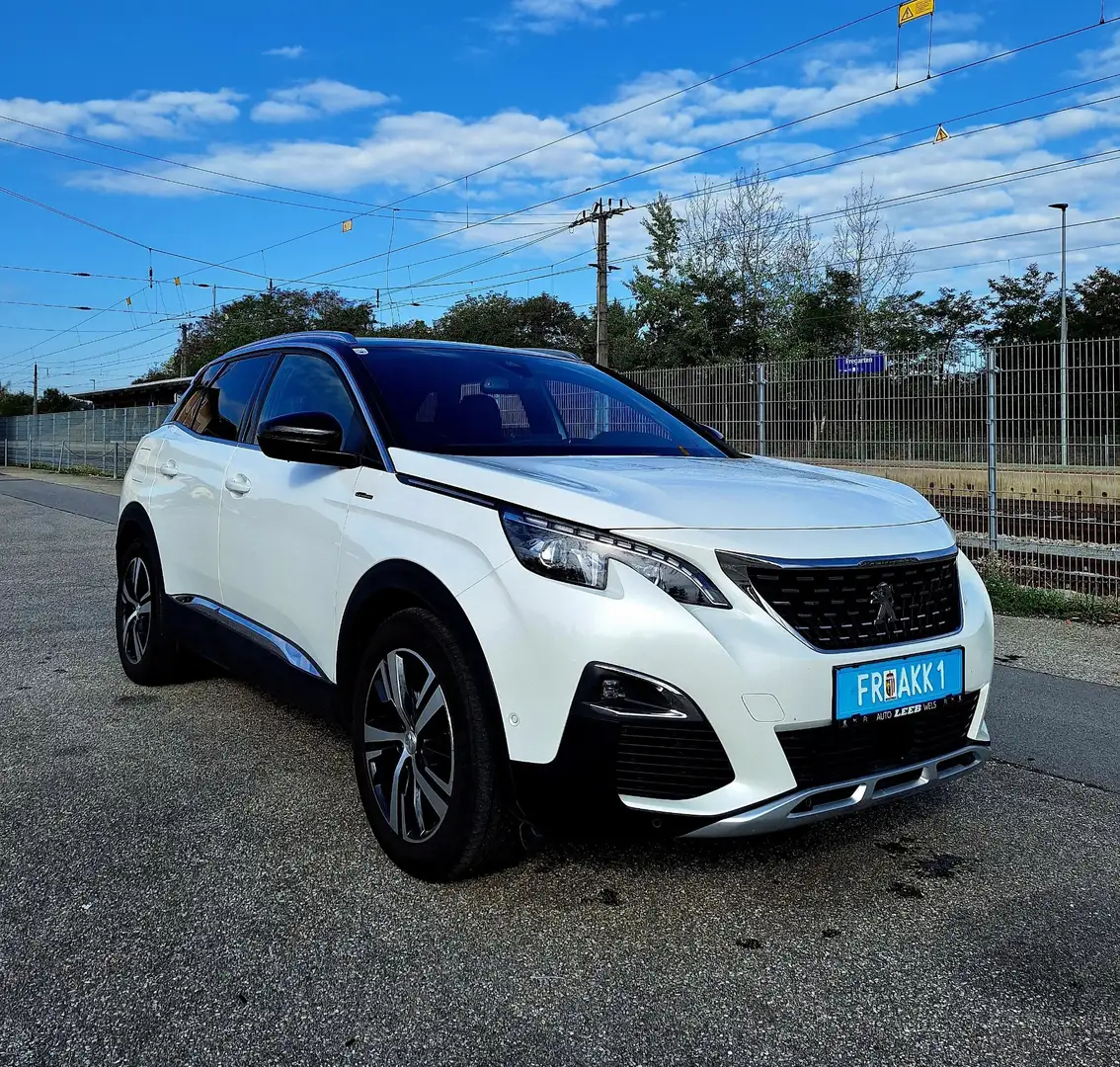 Peugeot 3008 1,5 BlueHDi 130 S&S EAT8 GT Line Aut. Weiß - 1
