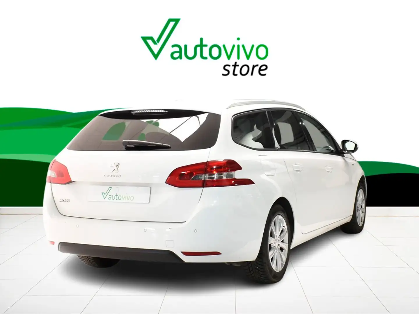 Peugeot 308 SW 1.2 PureTech S&S Style 110 Wit - 2