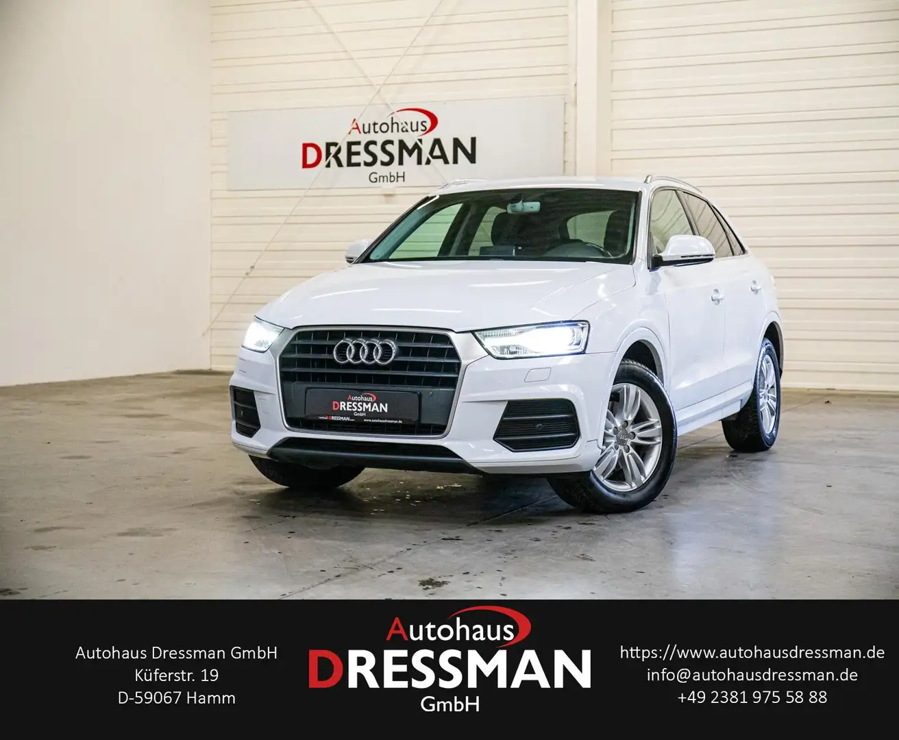 Audi Q3 2.0 TFSI XENON AHK PDC TEMPOMAT AUTOMATIK Weiß - 1