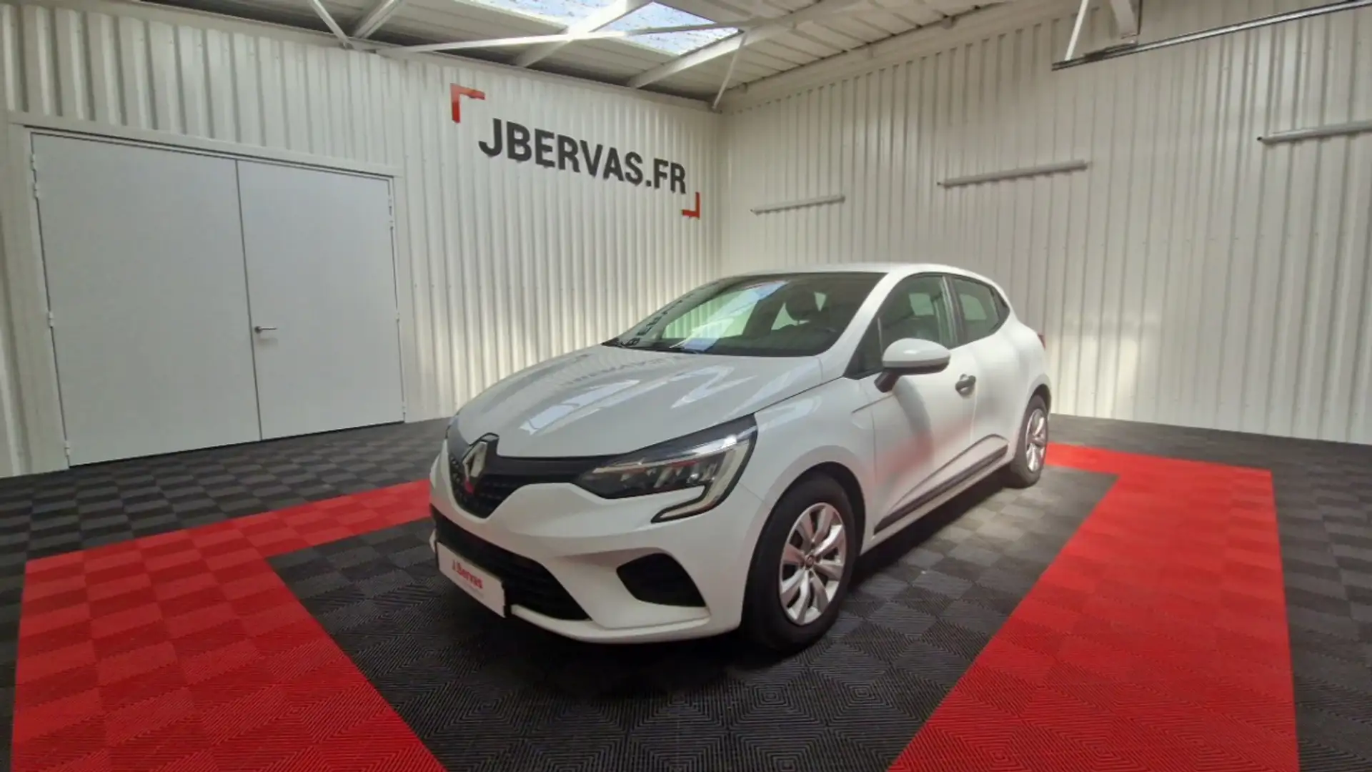 Renault Clio V Société Air Nav TCe 90 -21N Blanc - 1