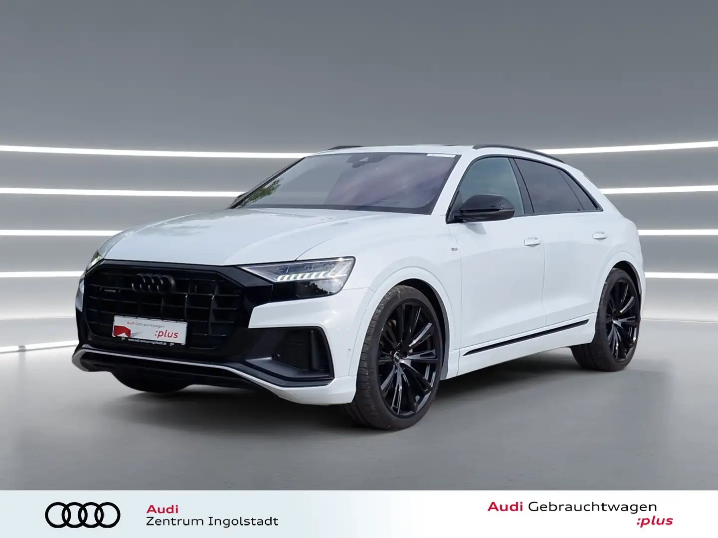 Audi Q8 50 TDI qu 3x S line HD-MATRIX Pano S-Sitz 23" Grau - 2