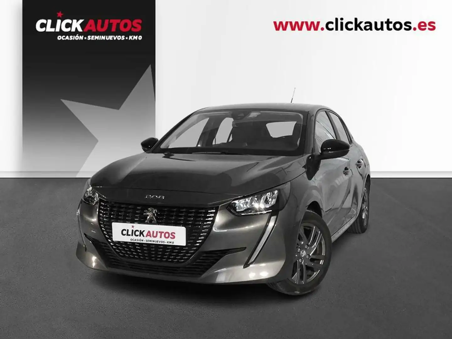 Peugeot 208 1.2 Puretech S&S Active Pack 75 Gris - 1