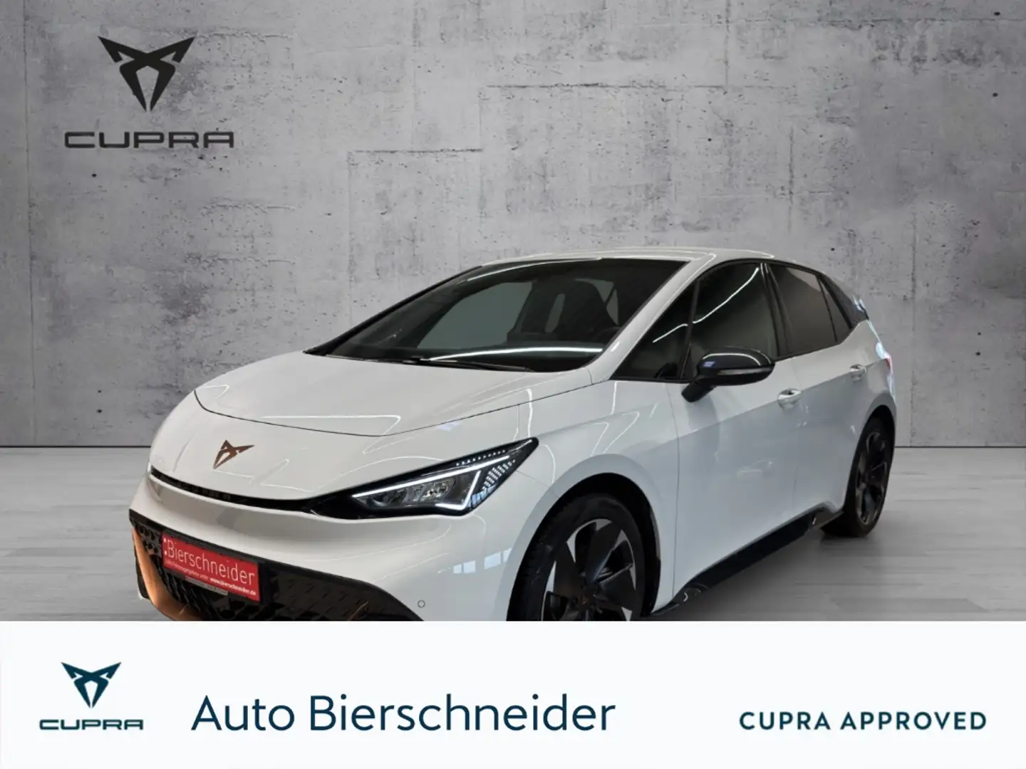 CUPRA Born 60 kWh 19 Heat Pump LED Navi Kamera ACC Kessy Weiß - 1
