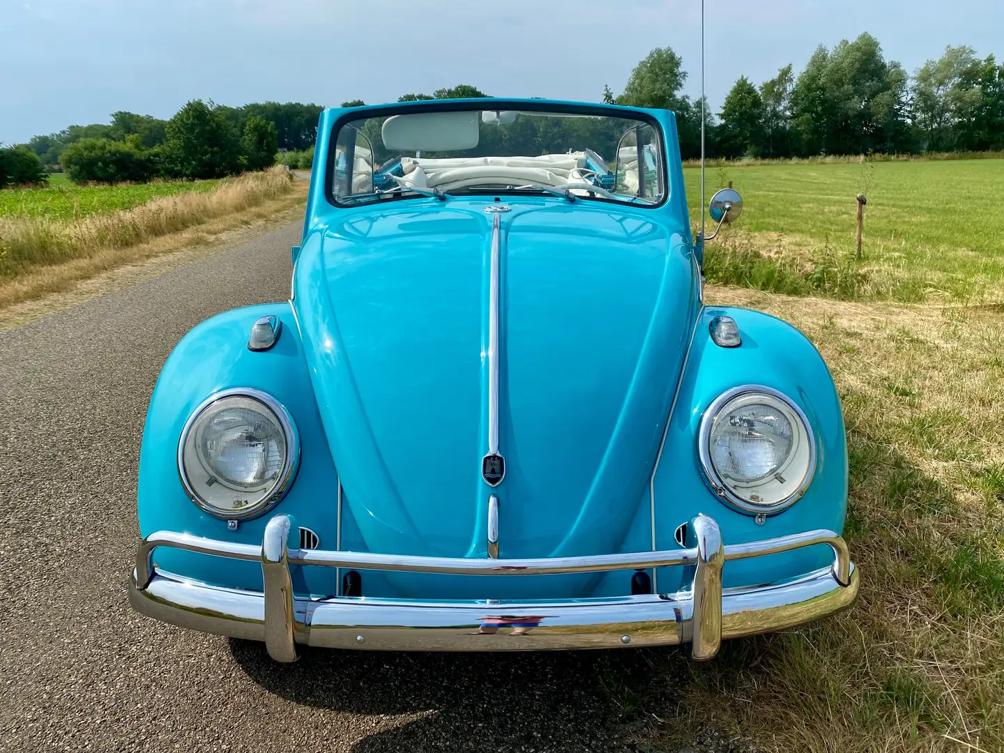 Volkswagen Käfer cabrio 1962 restauriert kevermobiel Blau - 2