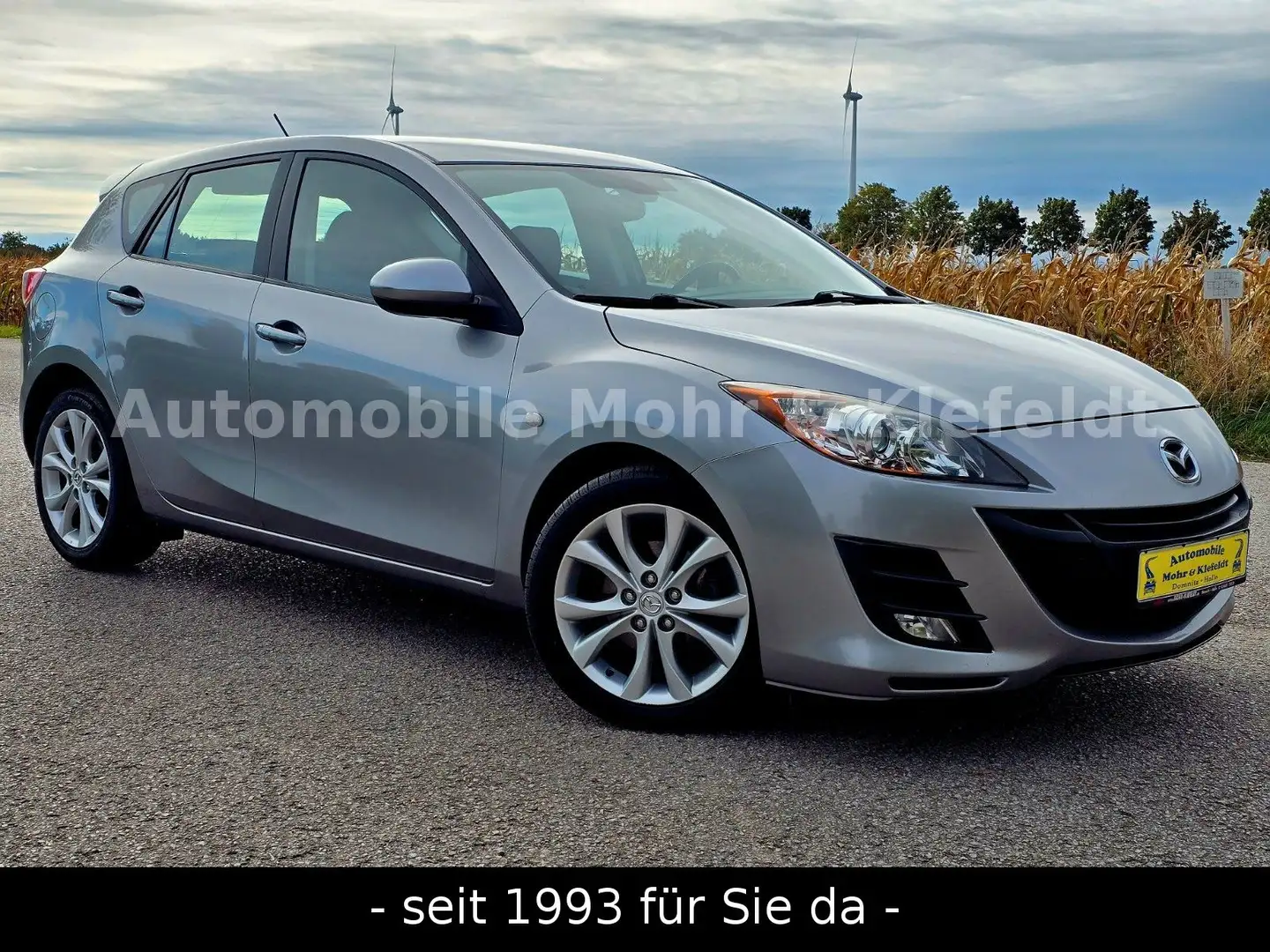 Mazda 3 Lim. High-Line*NAVI*SHZ*FSH*RVM*GRA*LMF*PDC* Argintiu - 1