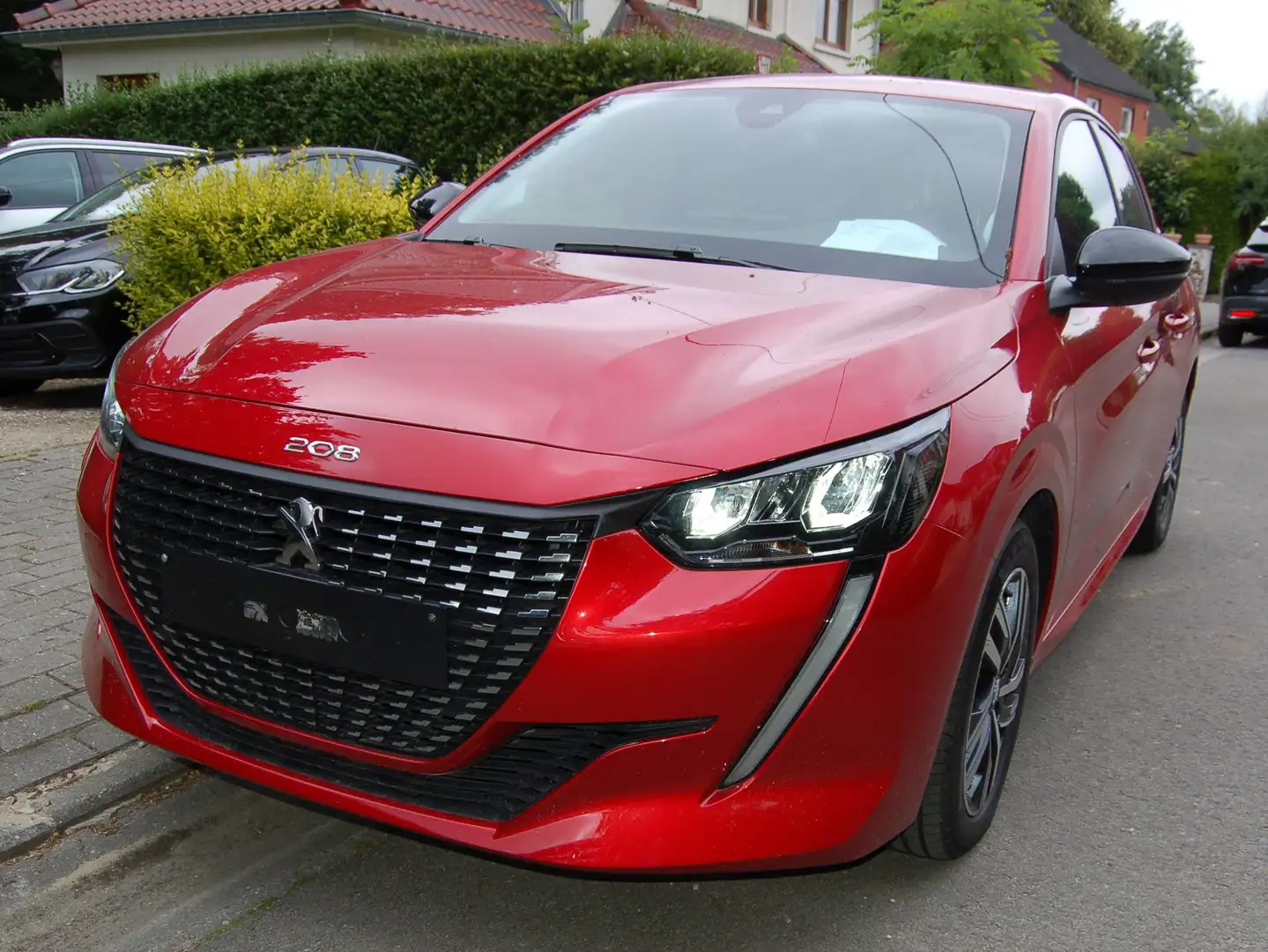 Peugeot 208 1.2i Allure Pack (EU6.4) GPS CAMERA JA DEMI-CUIR Rouge - 2