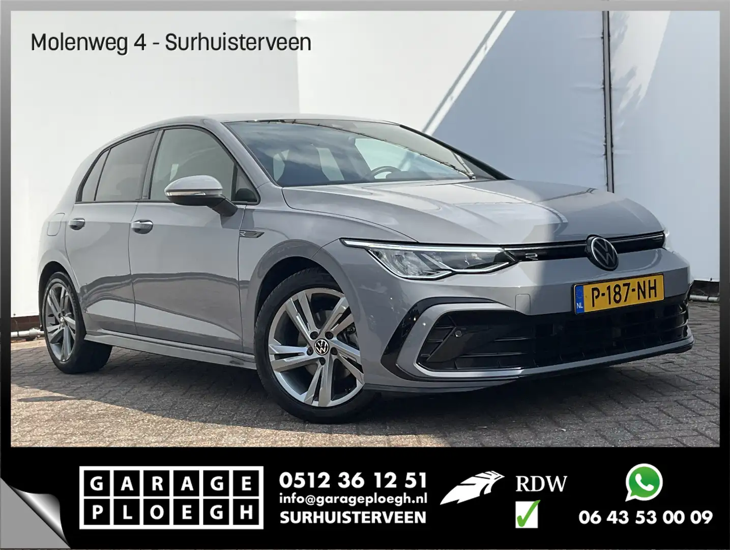 Volkswagen Golf 1.5 eTSI R-Line Business+ Automaat Sfeerverl Stoel Grijs - 1