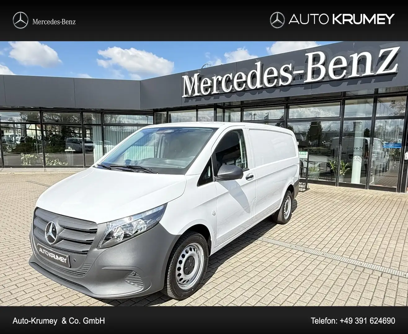 Mercedes-Benz Vito 114 CDI Kasten Lang Sitzhzg.+Neues ModellBC Blanc - 1