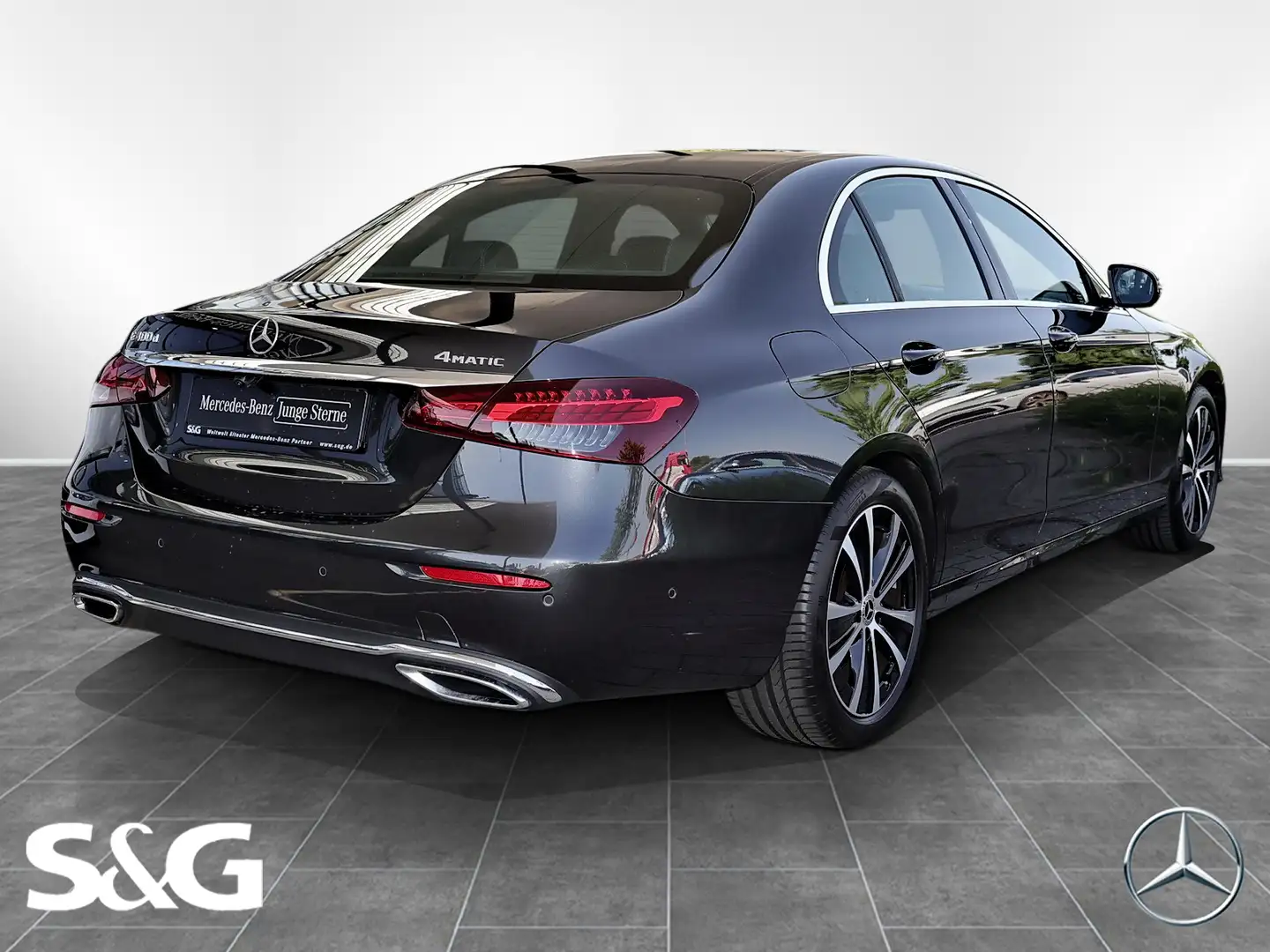 Mercedes-Benz E 400 d 4M AHK+KAMERA+TOTWINKEL+CARPLAY+LED+18" Сірий - 2