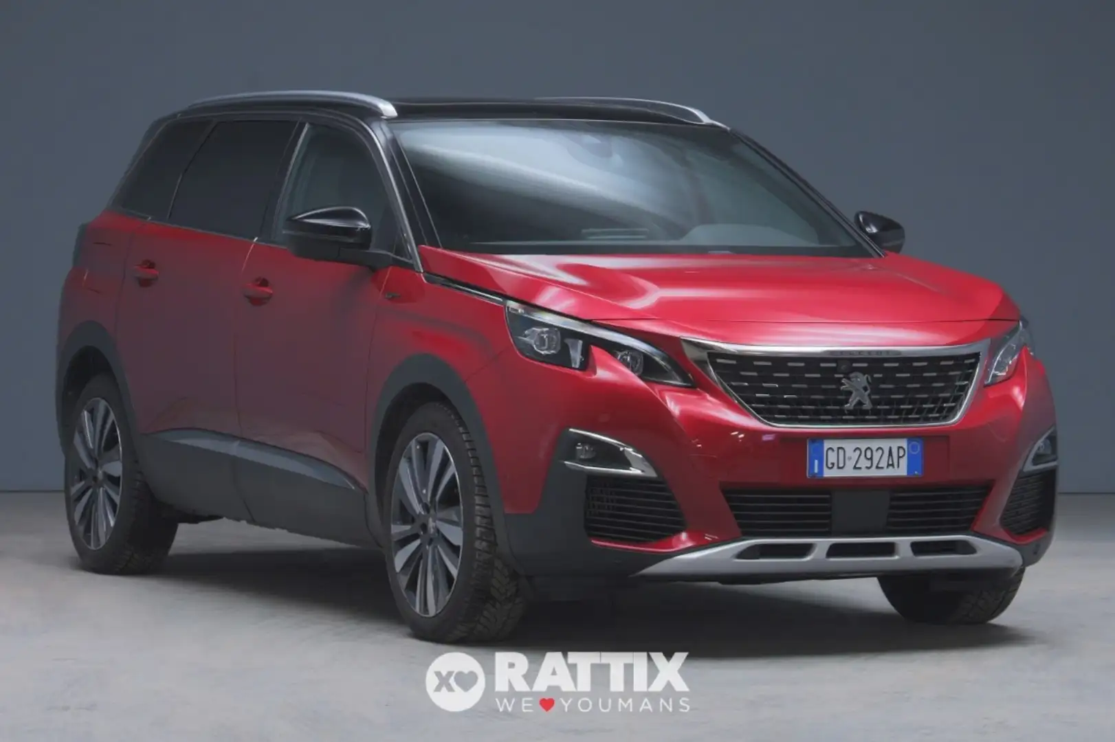 Peugeot 5008 2.0 BlueHDI 180CV GT EAT8 7p.ti + tetto apribile Rosso - 1