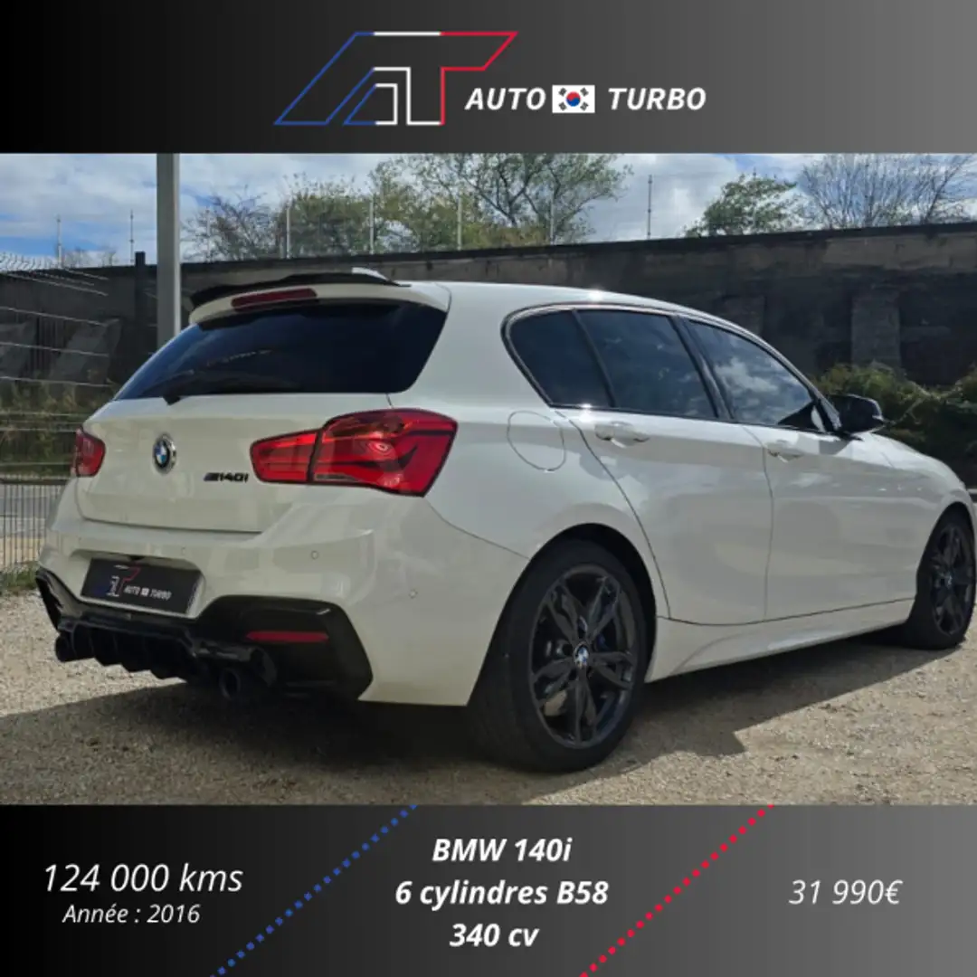BMW 140 (F21/F20) M140IA XDRIVE 340CH 5P Weiß - 2