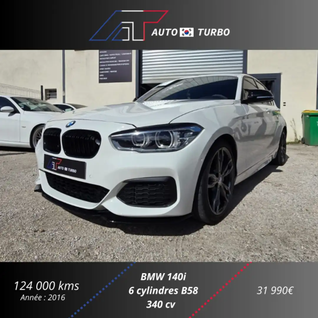 BMW 140 (F21/F20) M140IA XDRIVE 340CH 5P Weiß - 1