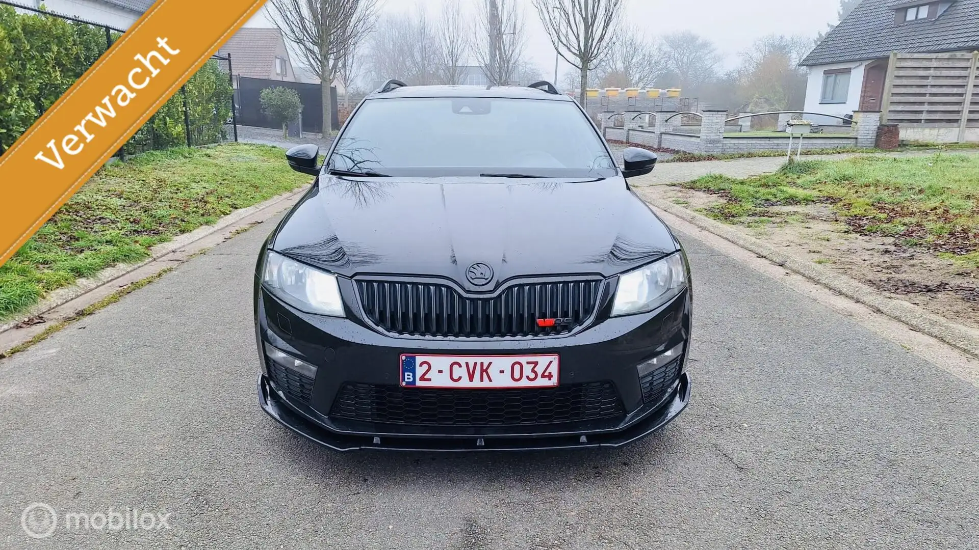 Skoda Octavia Combi 1.6 TDI VRS 180 PK Ombouw naar 2019 bomvol U Schwarz - 2