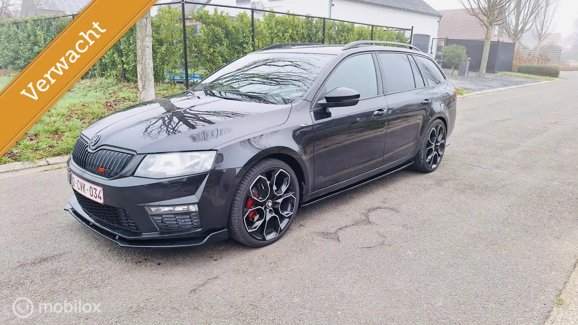 Skoda Octavia Combi 1.6 TDI VRS 180 PK Ombouw naar 2019 bomvol U Schwarz - 1