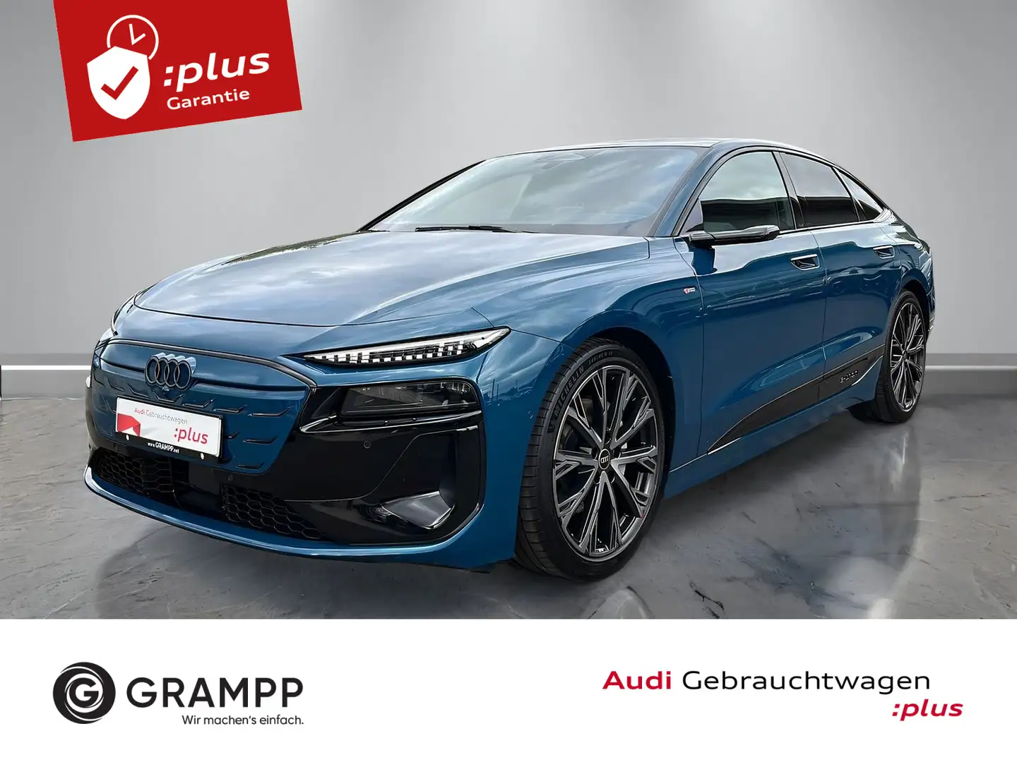 Audi A6 e-tron performance +ADAPAIR+AHK+360 Blau - 1