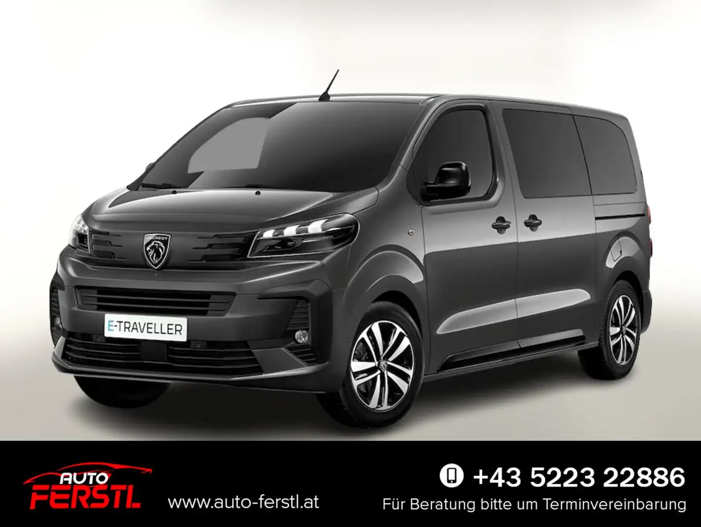 Peugeot Traveller 50kWh L2 FÖRDERF. 9-S Kam ACC CarPl 100 kW (136... Schwarz - 1