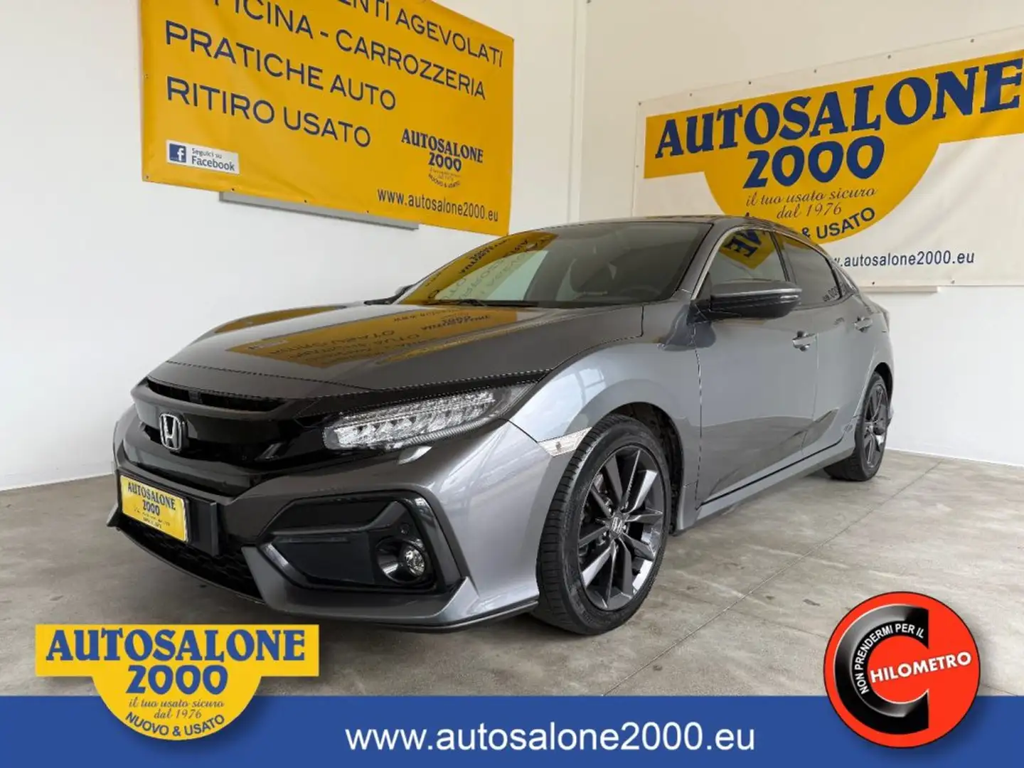 Honda Civic 1.0T VTEC 5 p. Elegance CVT PREZZO REALE Gris - 1