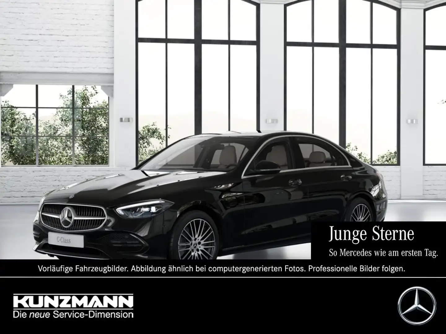 Mercedes-Benz C 220 d Avantgarde Navi AHK Kamera Spiegel-Paket Zwart - 1
