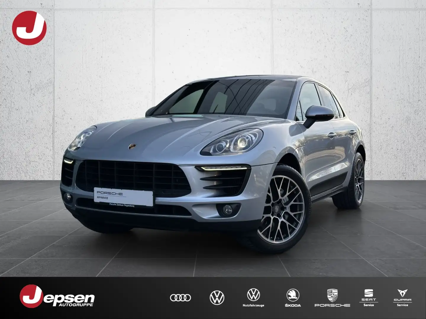 Porsche Macan S Rückfahrkamera SHZ Bi-Xenon Silber - 1