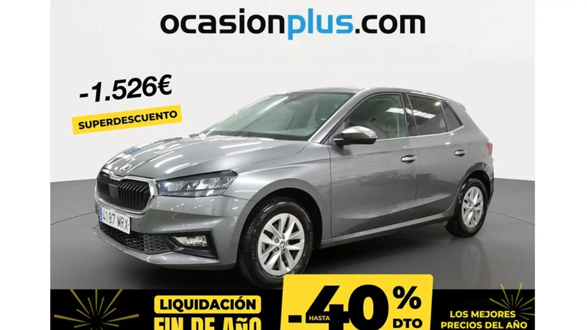 Skoda Fabia 1.0 TSI Selection 70kW Grau - 1