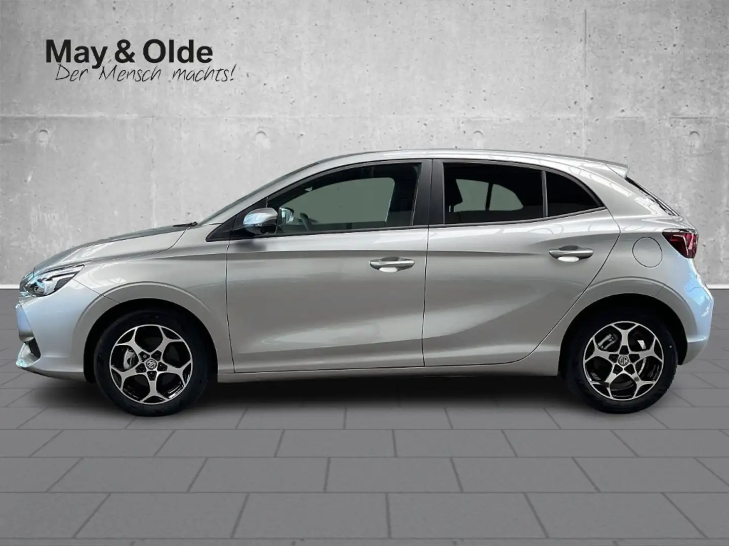 MG MG3 1.5 Hybrid+ Luxury LED ALU 360°Navi ACC SHZ Teille Silber - 2