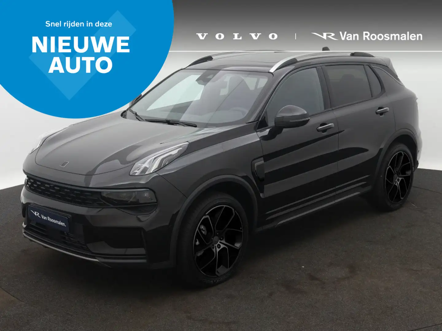 Lynk & Co 01 1.5 PHEV Black Edition Business | rondomzicht came Schwarz - 1
