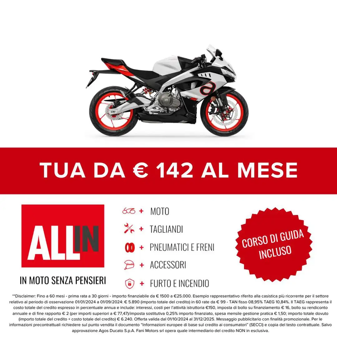 Aprilia RS 457 Bianco - 2