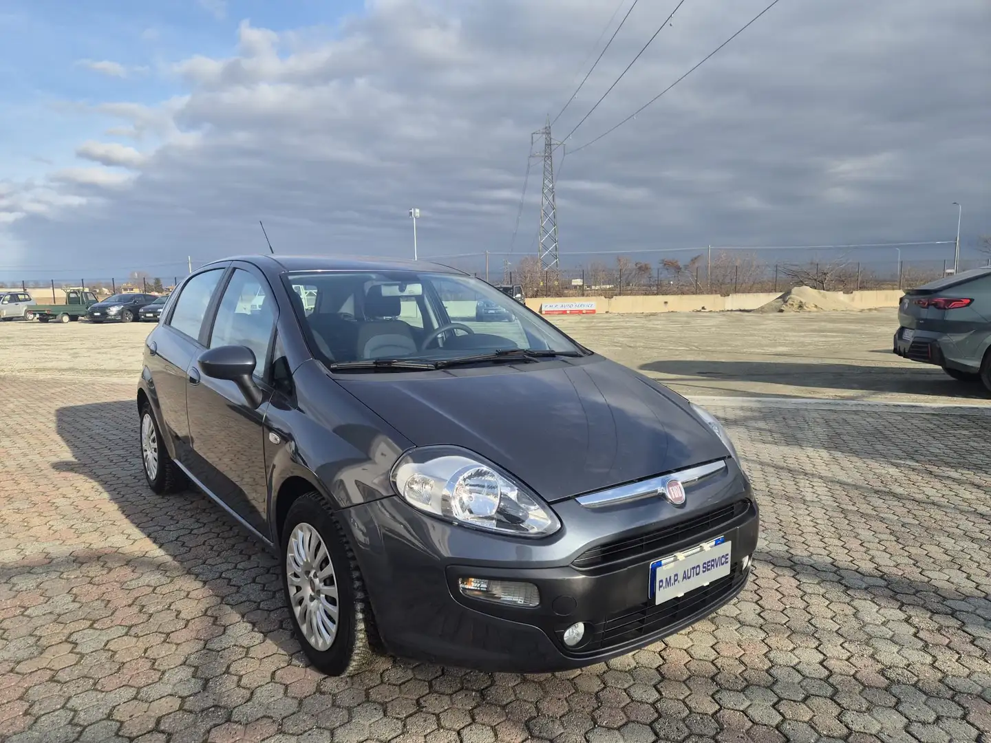 Fiat Punto Evo Punto III 2009 Evo 5p 1.3 mjt Dynamic s Grau - 2