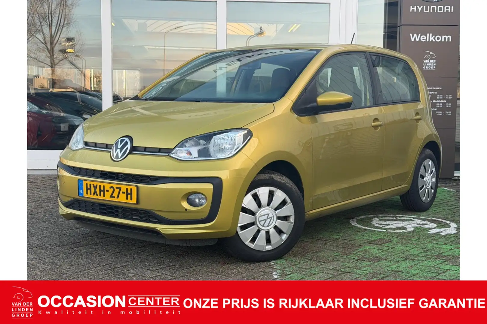 Volkswagen up! 1.0 Airco/Blueth/Pdc/Winterp./Cam/ extra Winterset Jaune - 1