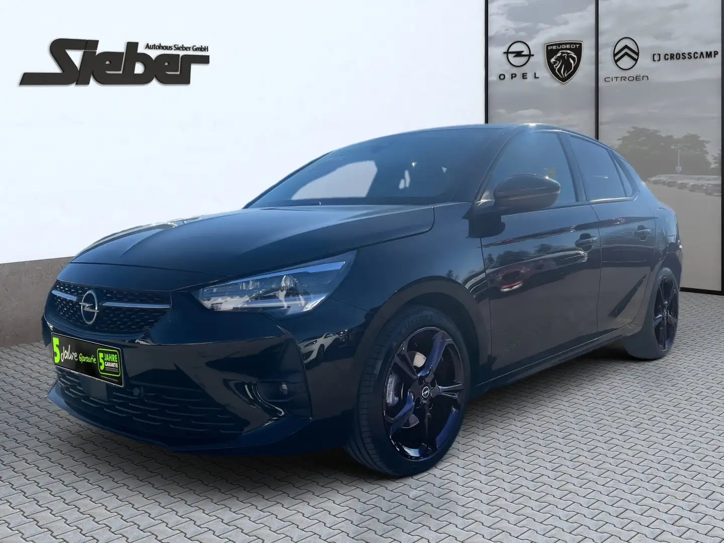Opel Corsa F 1.2 Turbo GS Line Kamera Sitzhzg Tempo Schwarz - 2