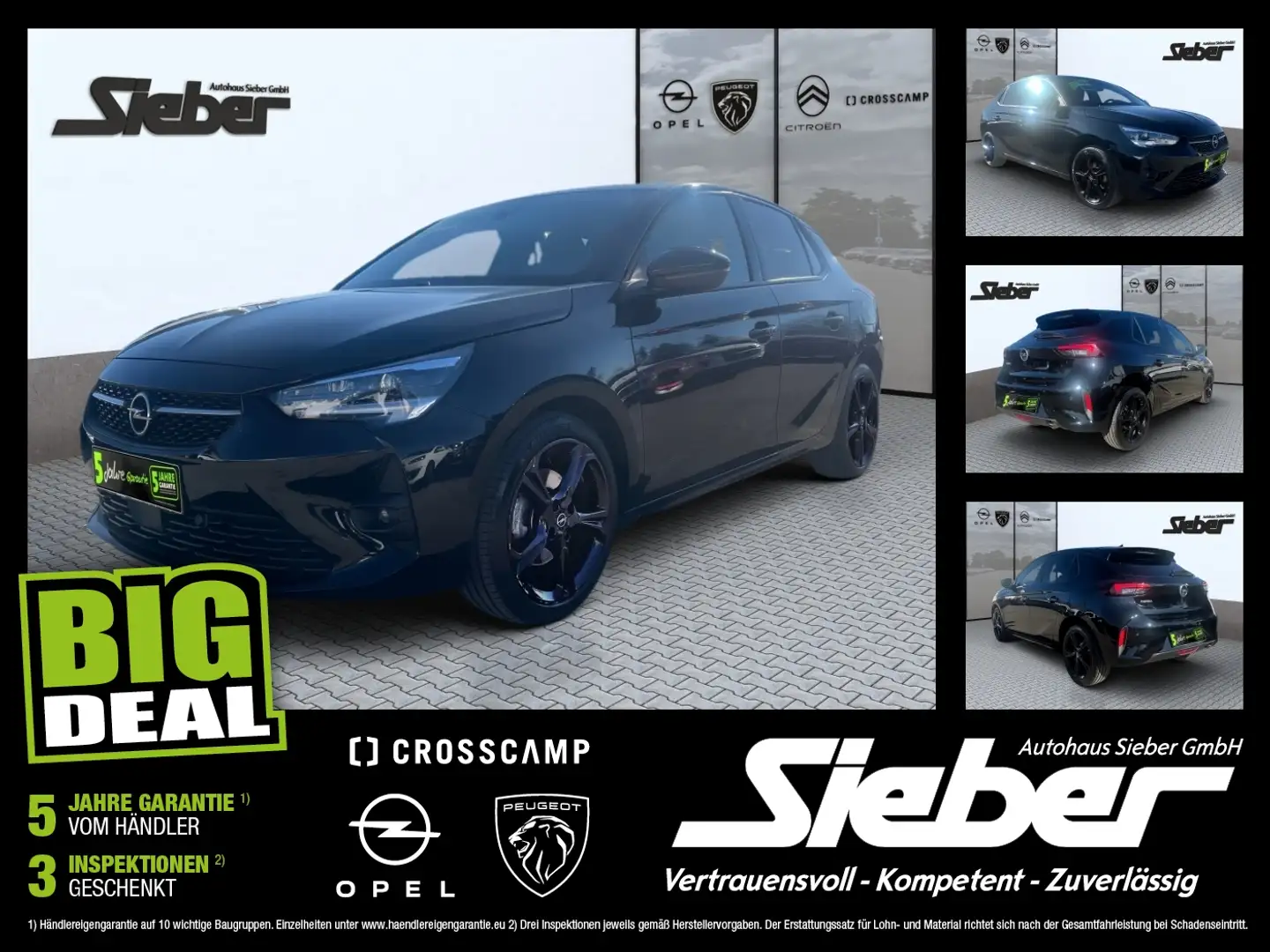 Opel Corsa F 1.2 Turbo GS Line Kamera Sitzhzg Tempo Negro - 1
