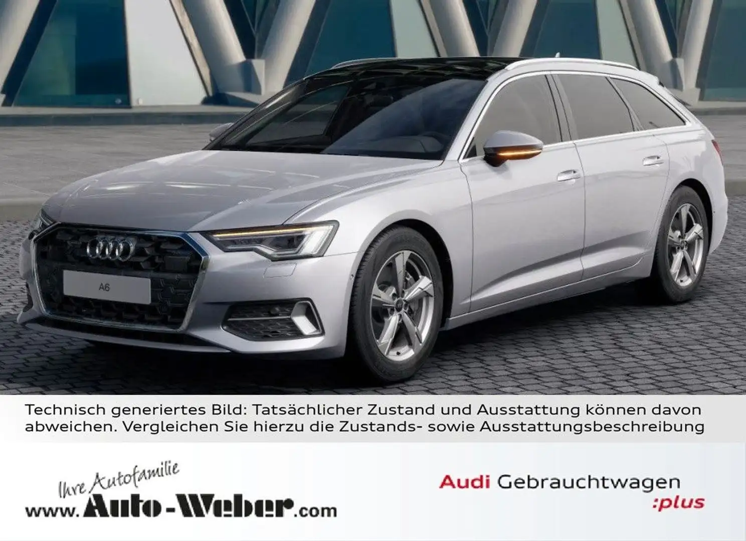 Audi A6 Avant 45TFSI qu PANO AHK PRIVACY KAMERA TOUR Silber - 1